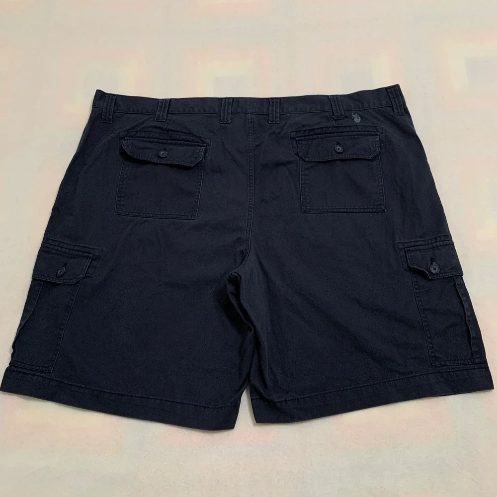 U.S. Polo Assn. Cargo Shorts Men's Size 52 Navy Blue 100%‎ Cotton 11
